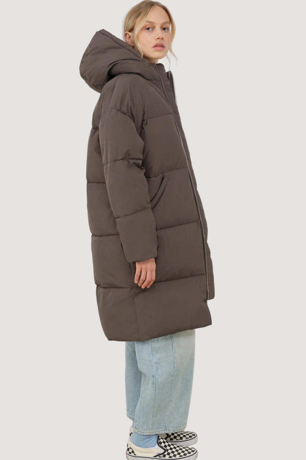 ELPHIN PUFFER COAT BLACK OLIVE