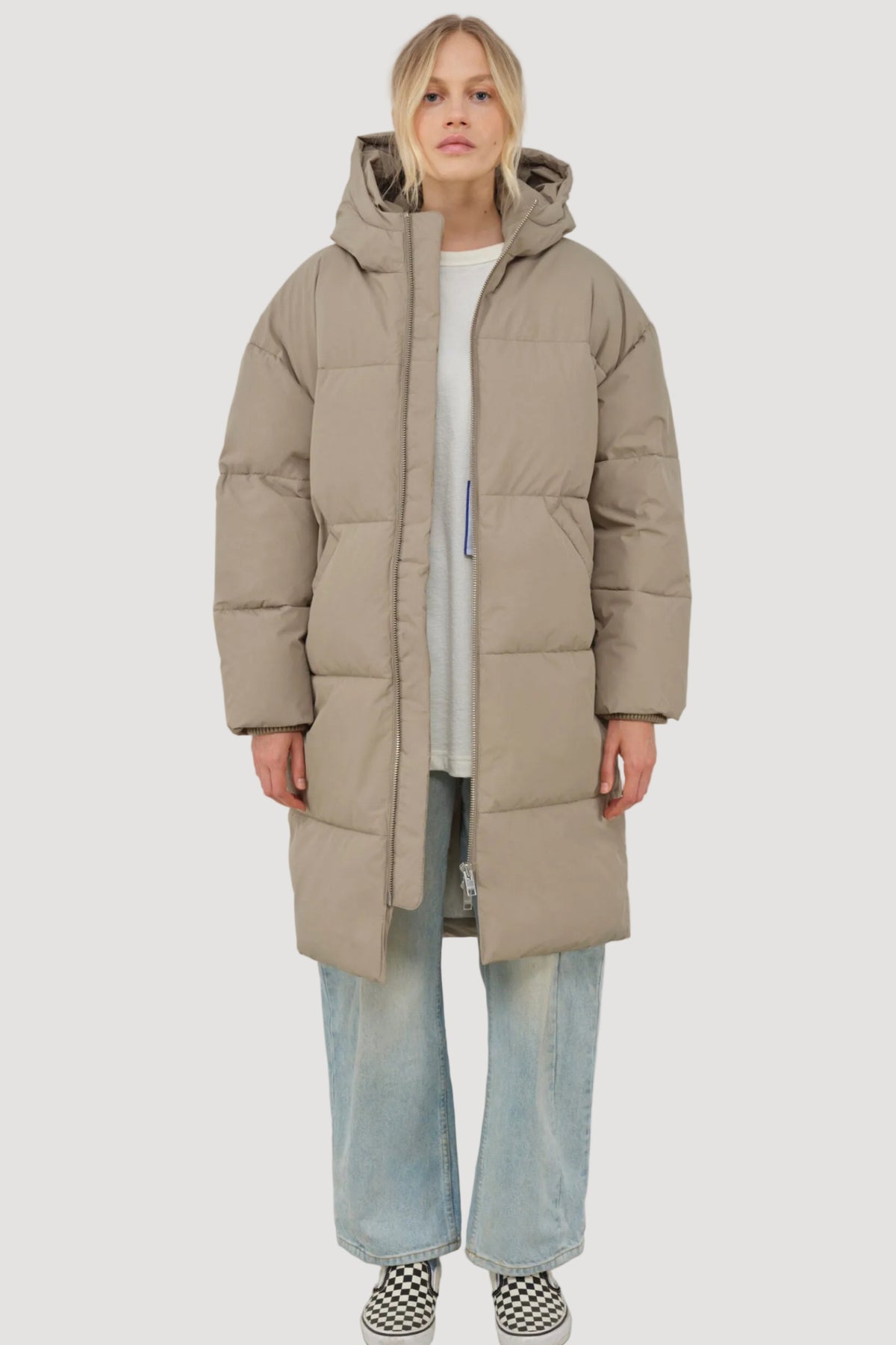 ELPHIN PUFFER COAT PALE OLIVE