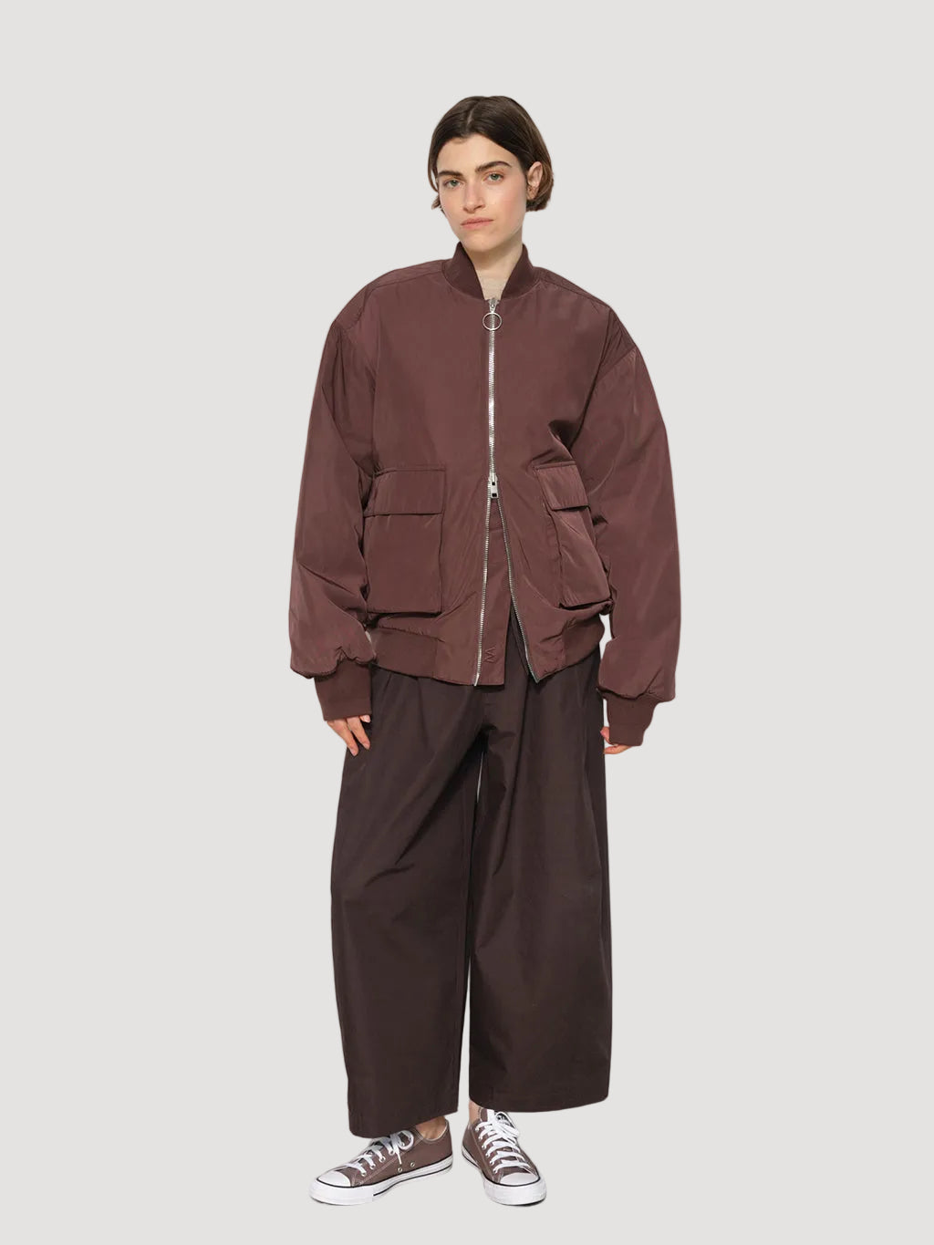 MAPES BOMBER JACKET FRENCH ROAST