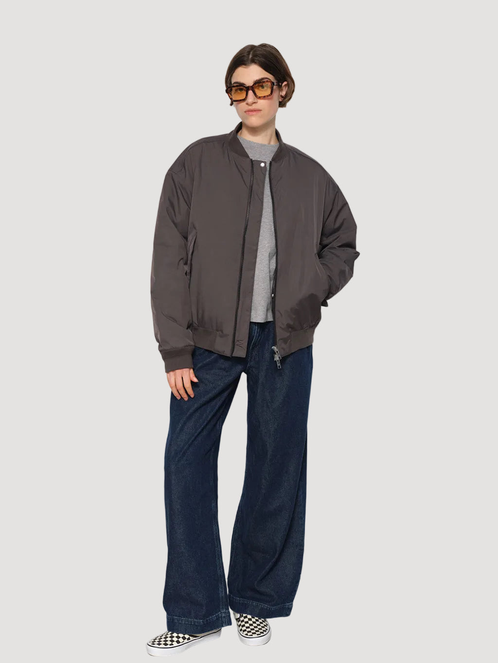 SALIA BOMBER JACKET FADED BLACK