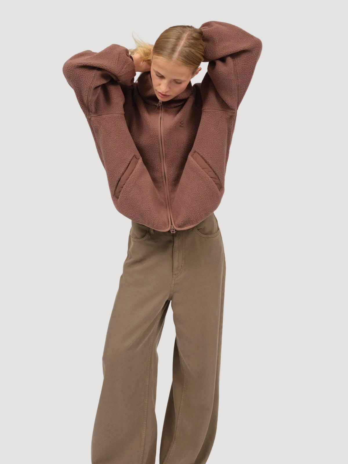 CALI FLEECE JACKET FRENCH ROAST