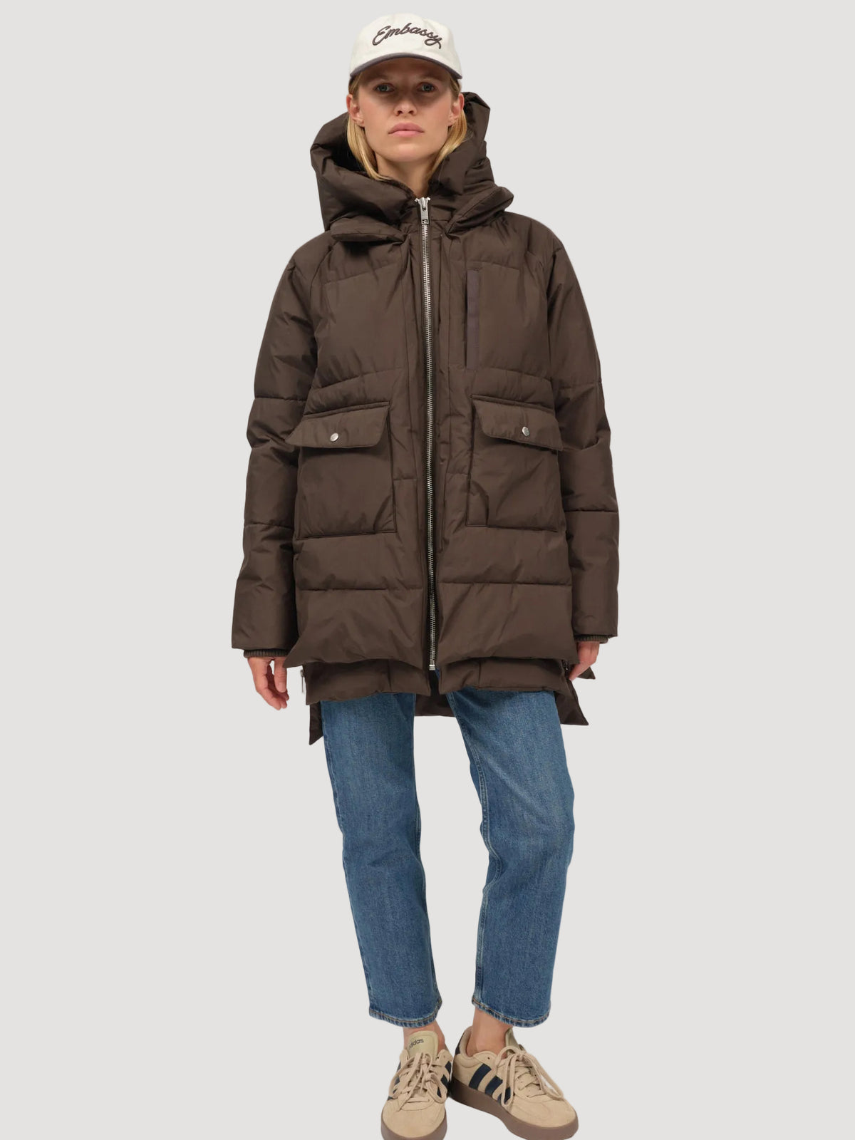 LYNDON PUFFER JACKET BLACK OLIVE