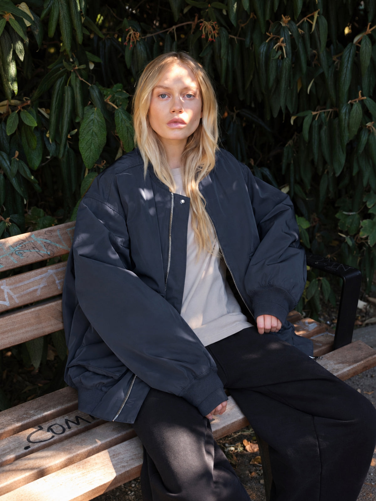 MAPES BOMBER FADED NAVY