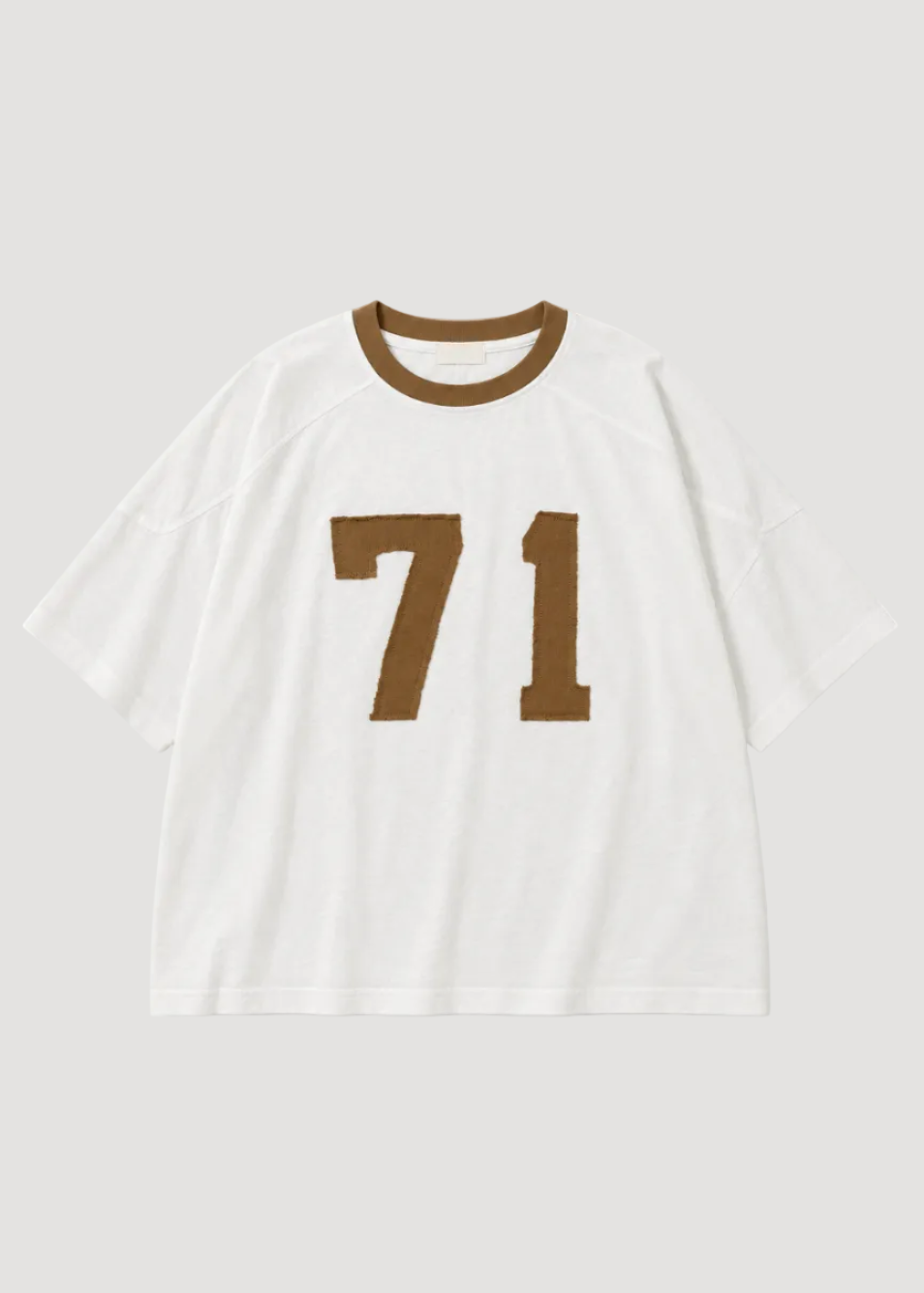 The 71 Tee – Brown / White Boheme Goods 