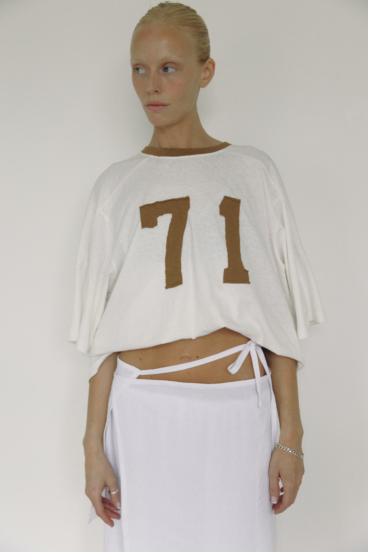 BOHEME GOODS The 71 Tee – Brown / White