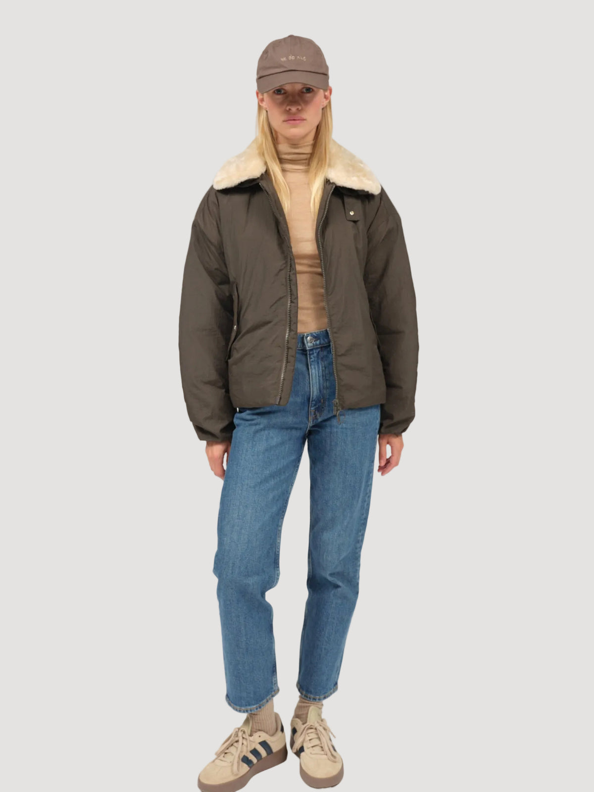 CAMDEN BOMBER JACKET BLACK OLIVE
