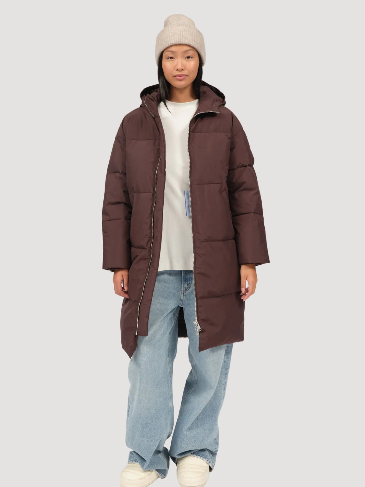 ELPHIN PUFFER COAT DARK BROWN