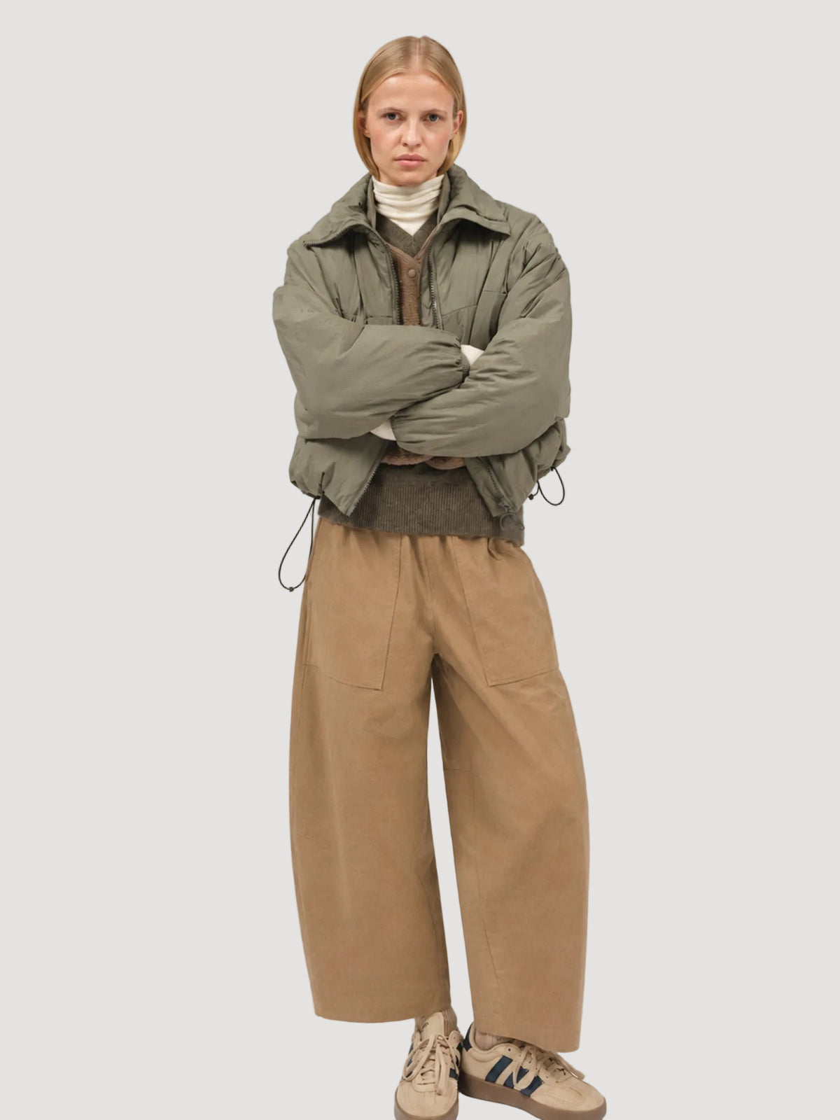 IDA LIGHT WEIGHT JACKET FADED OLIVE